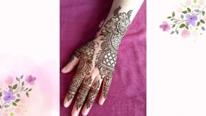 Back Hand Mehndi Design