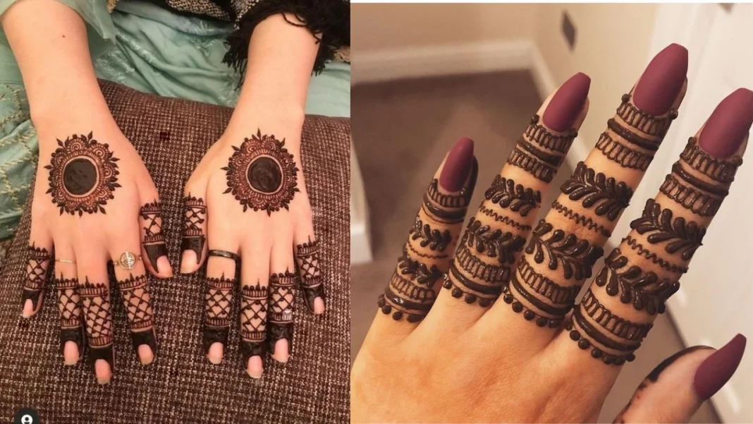 Finger Mehndi Designs