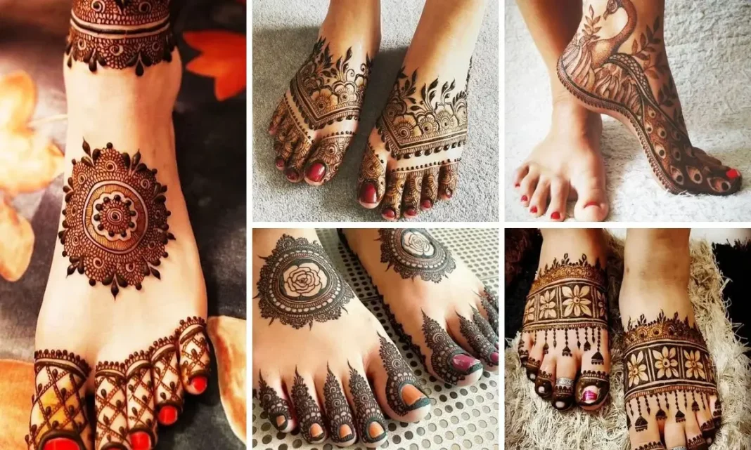 Feet Mehndi Designs