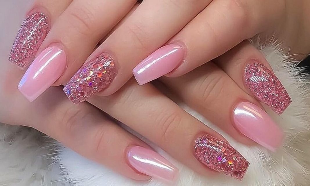 Pink Nail Art