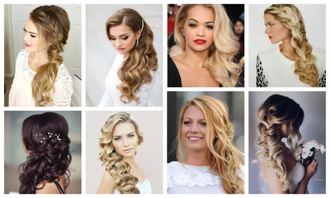 Side Swept Bags Hair Style: