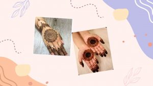 Round Tikki Mehndi Design